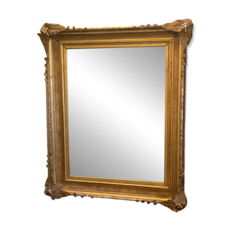Large antique gilded mirror