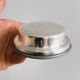 Antique metal butter dish