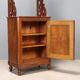Étagère ancienne en acajou, Italie, XIXe siècle