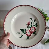 Large round serving platter sarreguemines, epernay model