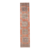 Vintage Coral Red Classic Vintage Runner Rug, 75x357Cm