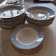Service de table Villeroy & Boch – Modèle Saar – Bleu pastel & doré –