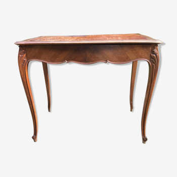 Louis XV-style walnut desk