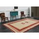 1970s Vintage Turkish Handmade Wool & Cotton Orange Area Rug 203x315