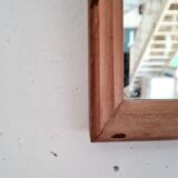 Old mirror entourage rustic wood
