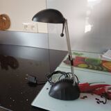 Lampe à poser métal noir et laiton