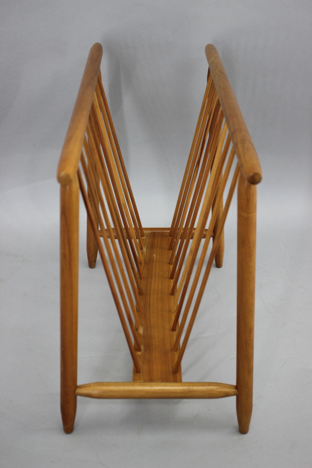 1960s uluv beech newspaper stand, czechoslovakia