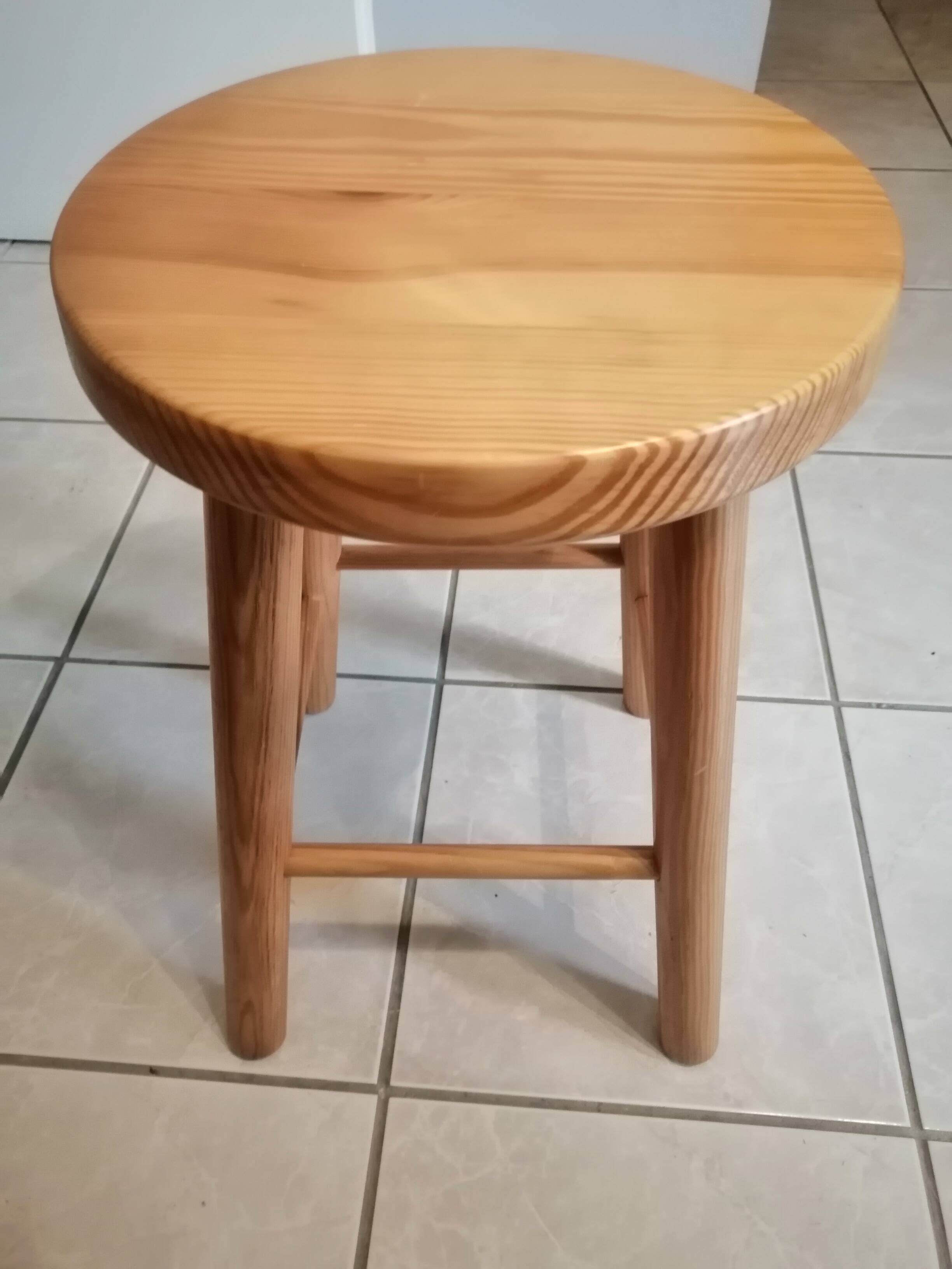 Wooden furniture stool