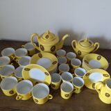 Service ancien à café et thé complet en porcelaine
