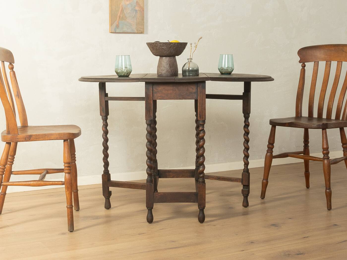 Table à rabats des années 1920