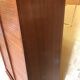 Furniture filing cabinet with double curtains in mahogany and tinted beech
