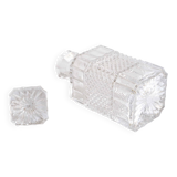 Fluted crystal whiskey decanter