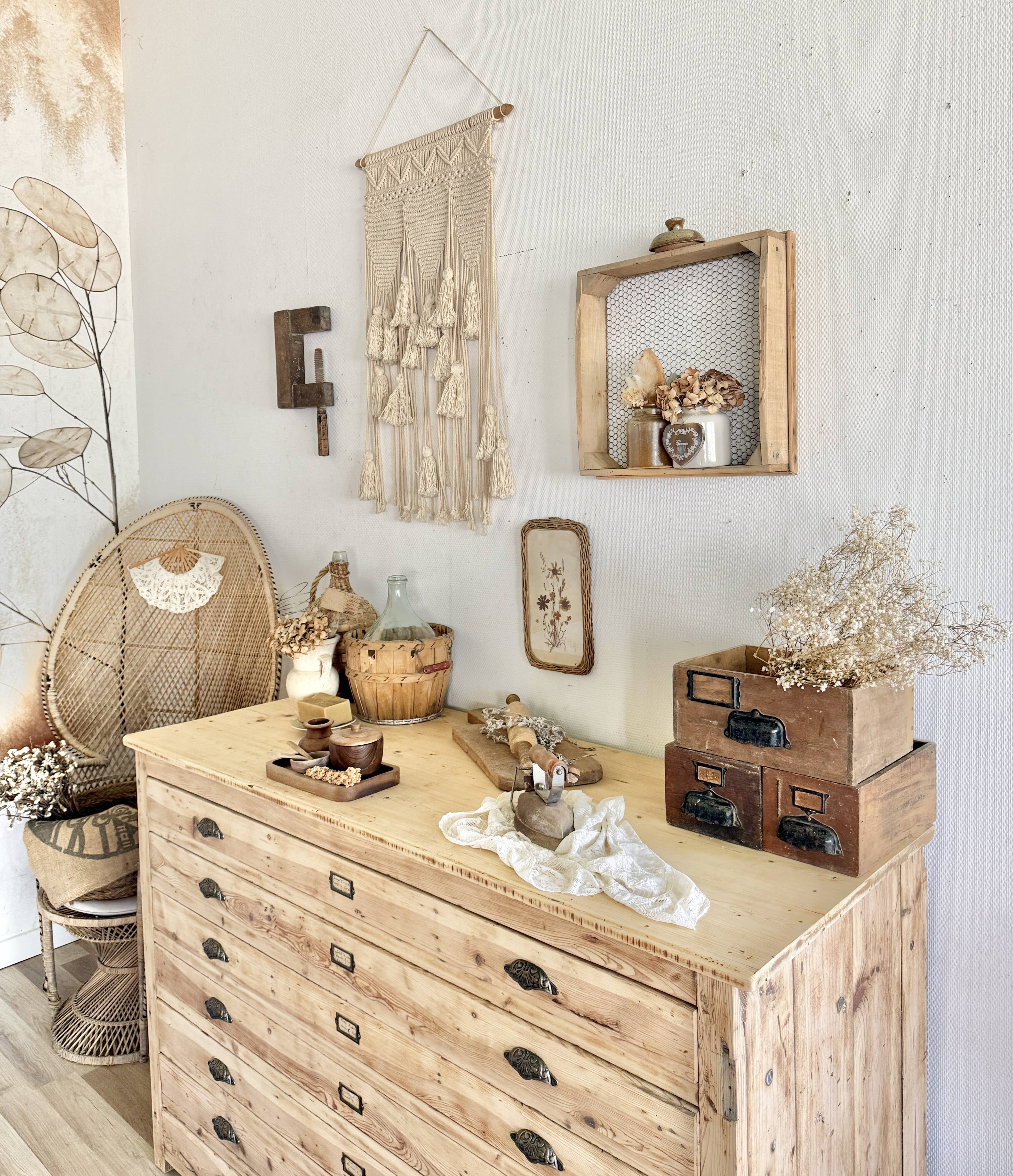 Meuble de métier à tiroirs