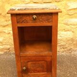Marble top bedside