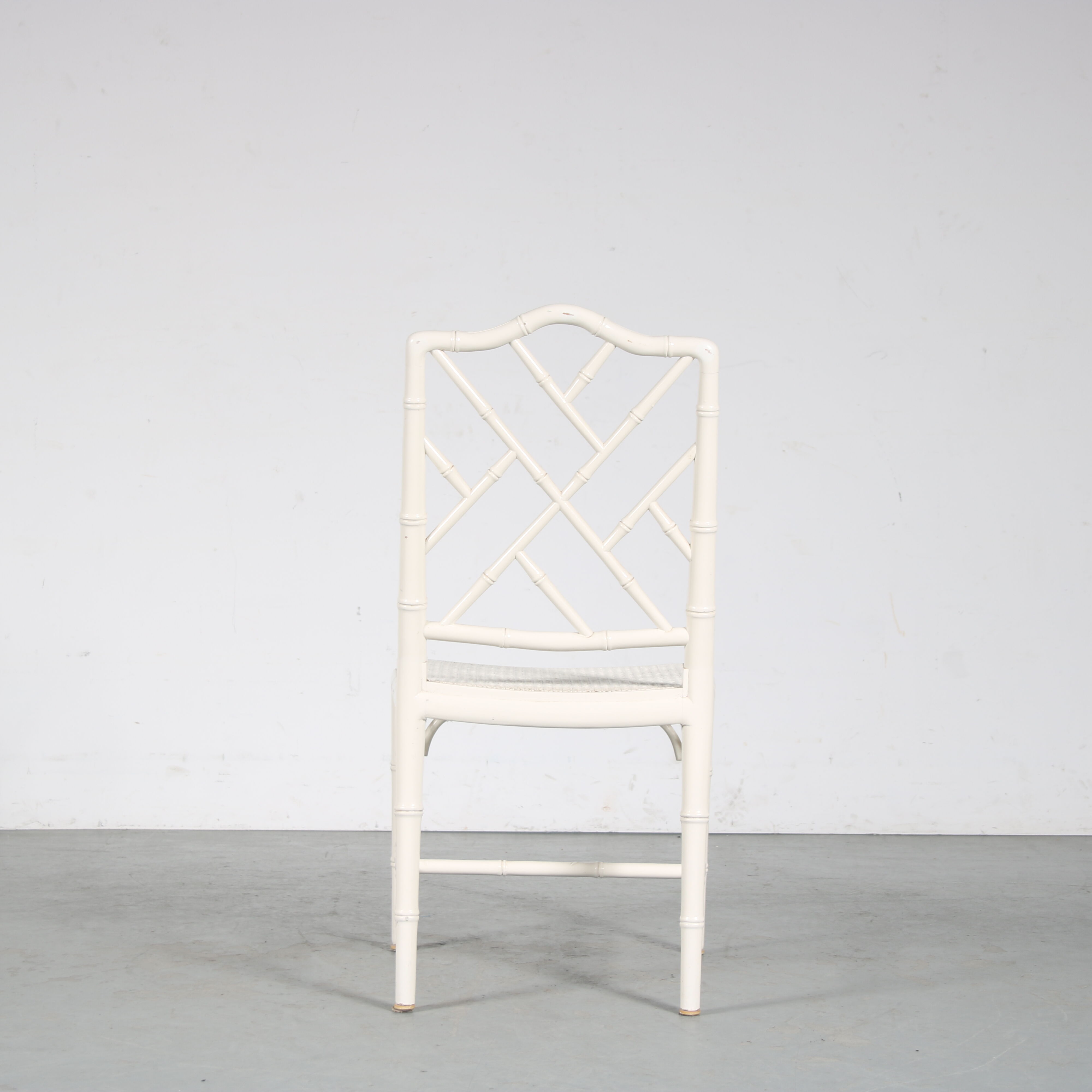 1970s Faux bamboo dining chairs from Spain