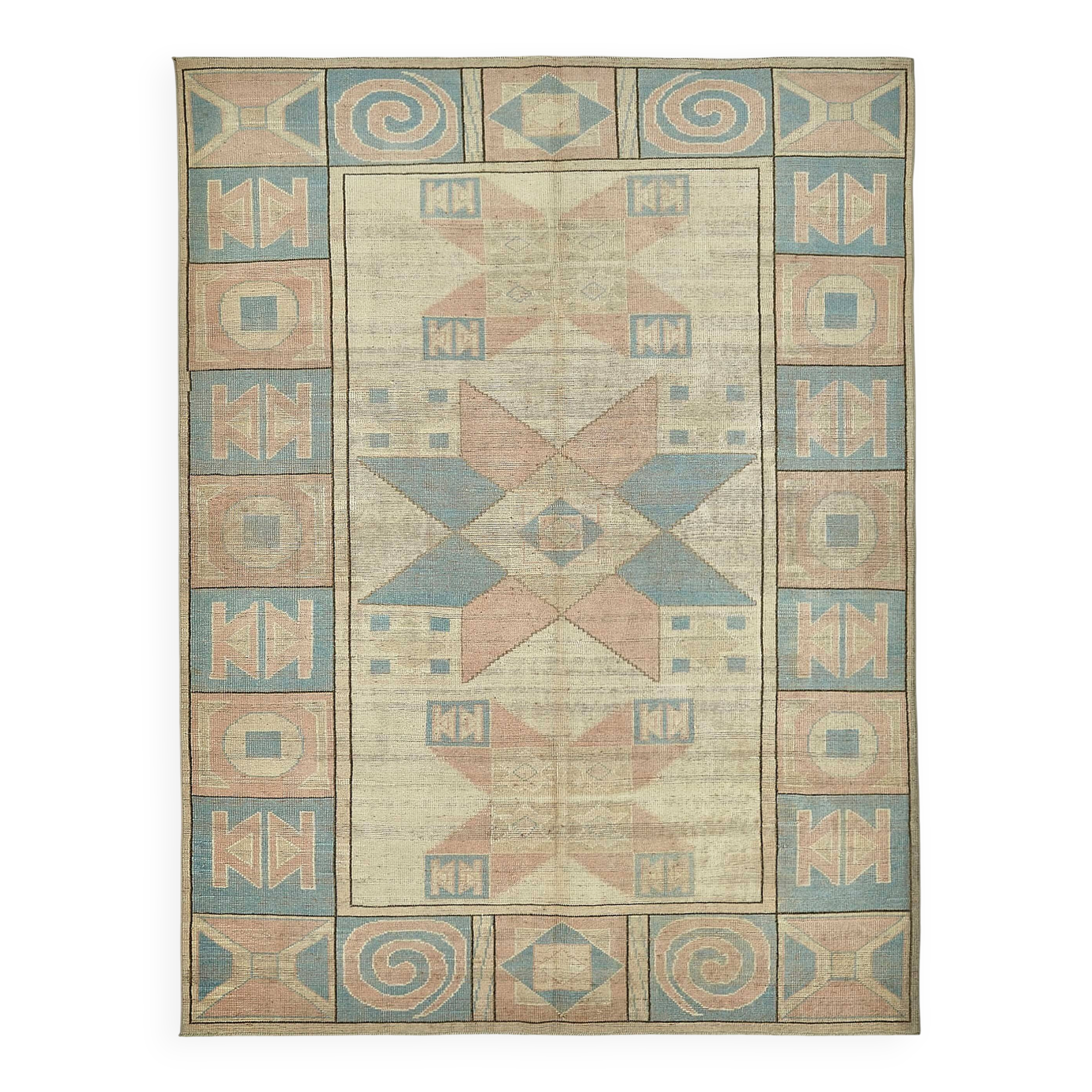 Turkish Vintage Anatolian Rug 187 cm x 244 cm
