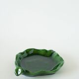 slip leaf emptier, Green, 1970 - 14 X 14 cm