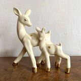 Ceramic deer from the 1960s