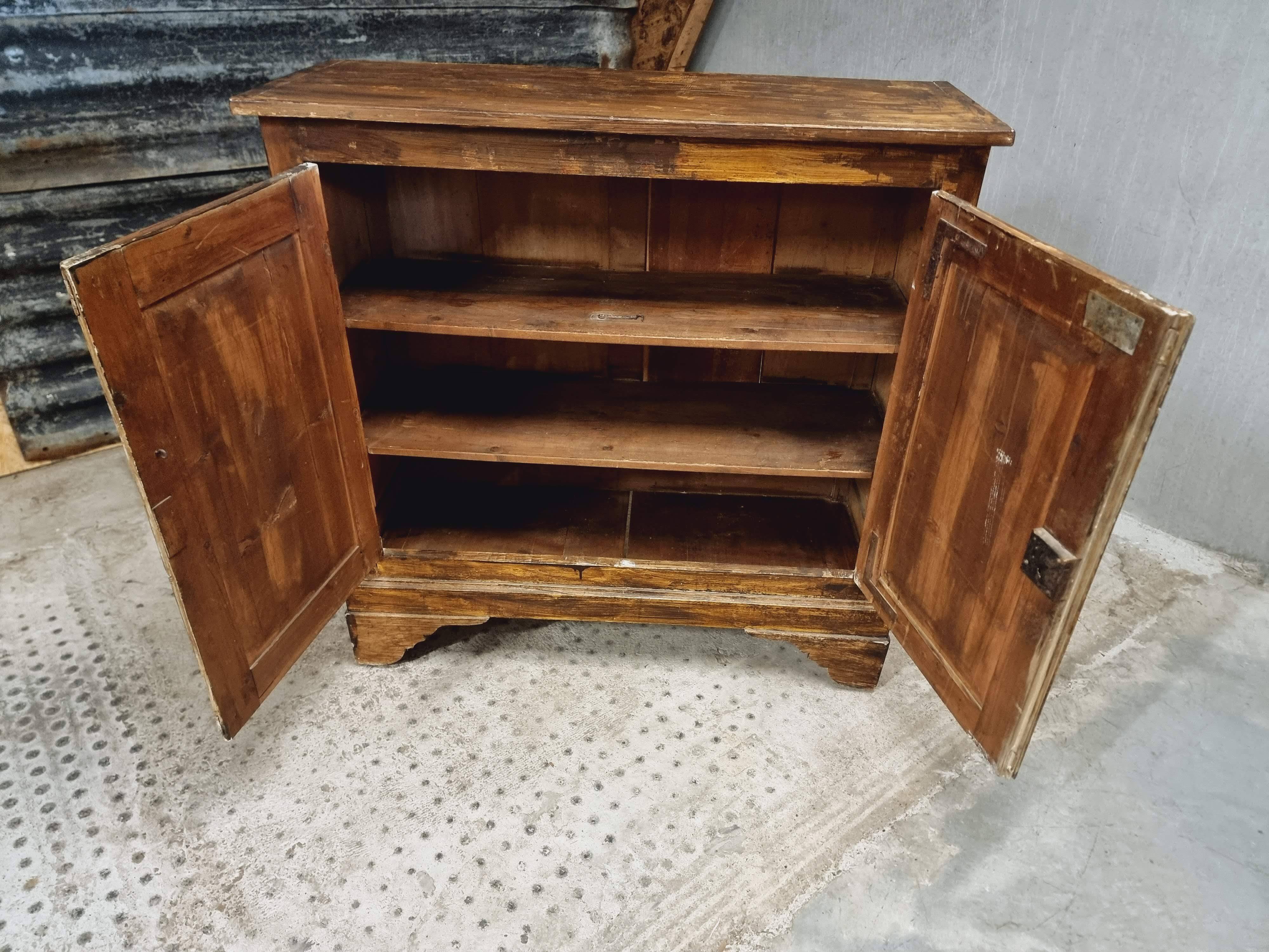 Antique sideboard, farmhouse cabinet, 112x114cm