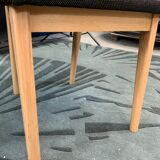 Chair cannage light wood caviar