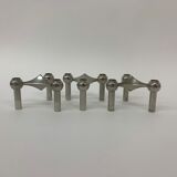 Set of 3 Candlestick by Fritz Nagel & Ceasar Stoffi and manufactured by BMF 1960’s