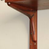 Modular rosewood wall bookcase by Thygesen and Sorensen for Hg Furniture, 1960