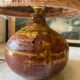 Stoneware lamp La Borne signed Migeon