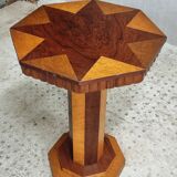 Art Deco side table plant table octagonal