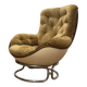 Fauteuil Michel Cadestin années 70 retapissé