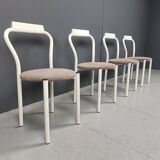 Set of 4 calligaris dining chairs, 1980s