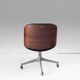 First Edition "Parioli"  Leather Office Chair by Ennio Fazioli for MIM Roma