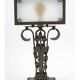 Art Deco wrought iron table lamp, 1930s