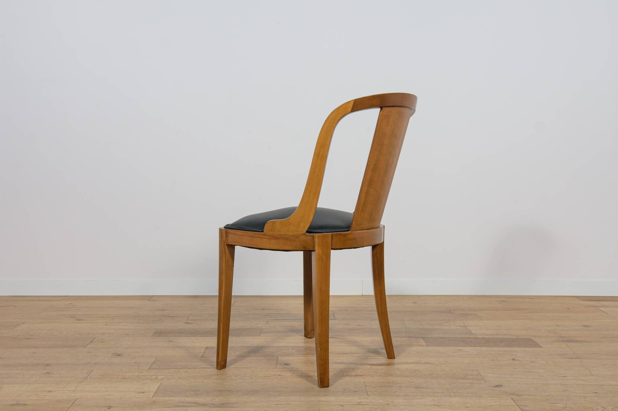 Art Deco Dining Chairs Gondola, Rene Melin, France, 1930s, Set of 6