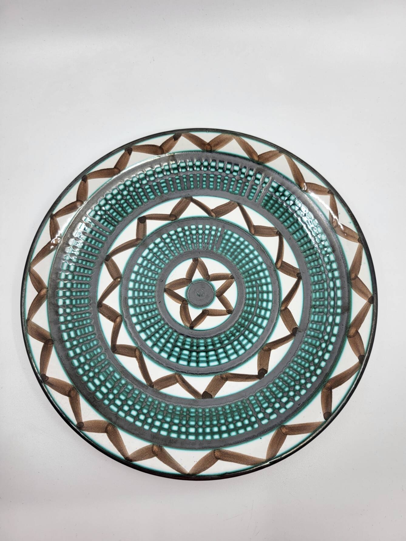 Robert Picault plate in vintage French ceramic