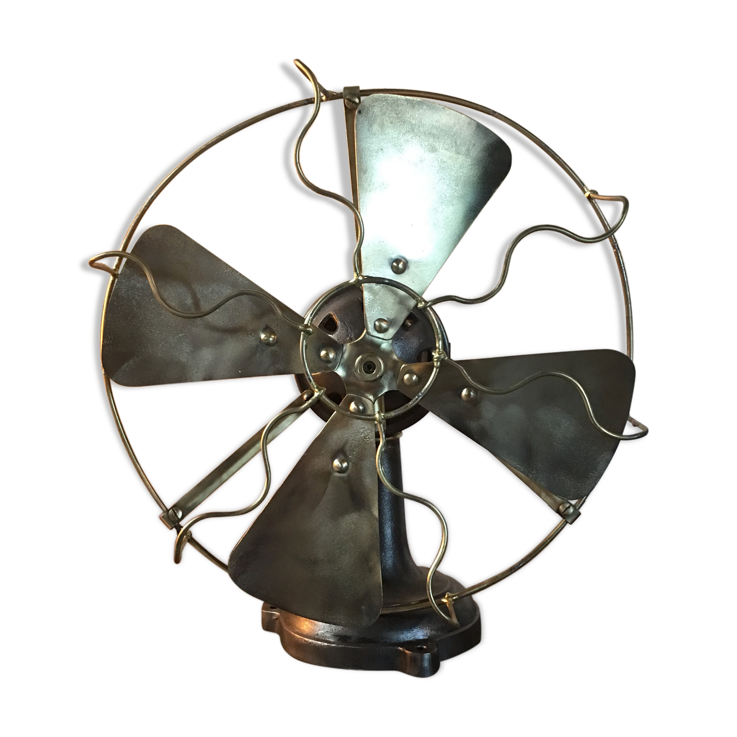 Former fan cast iron and brass 1930