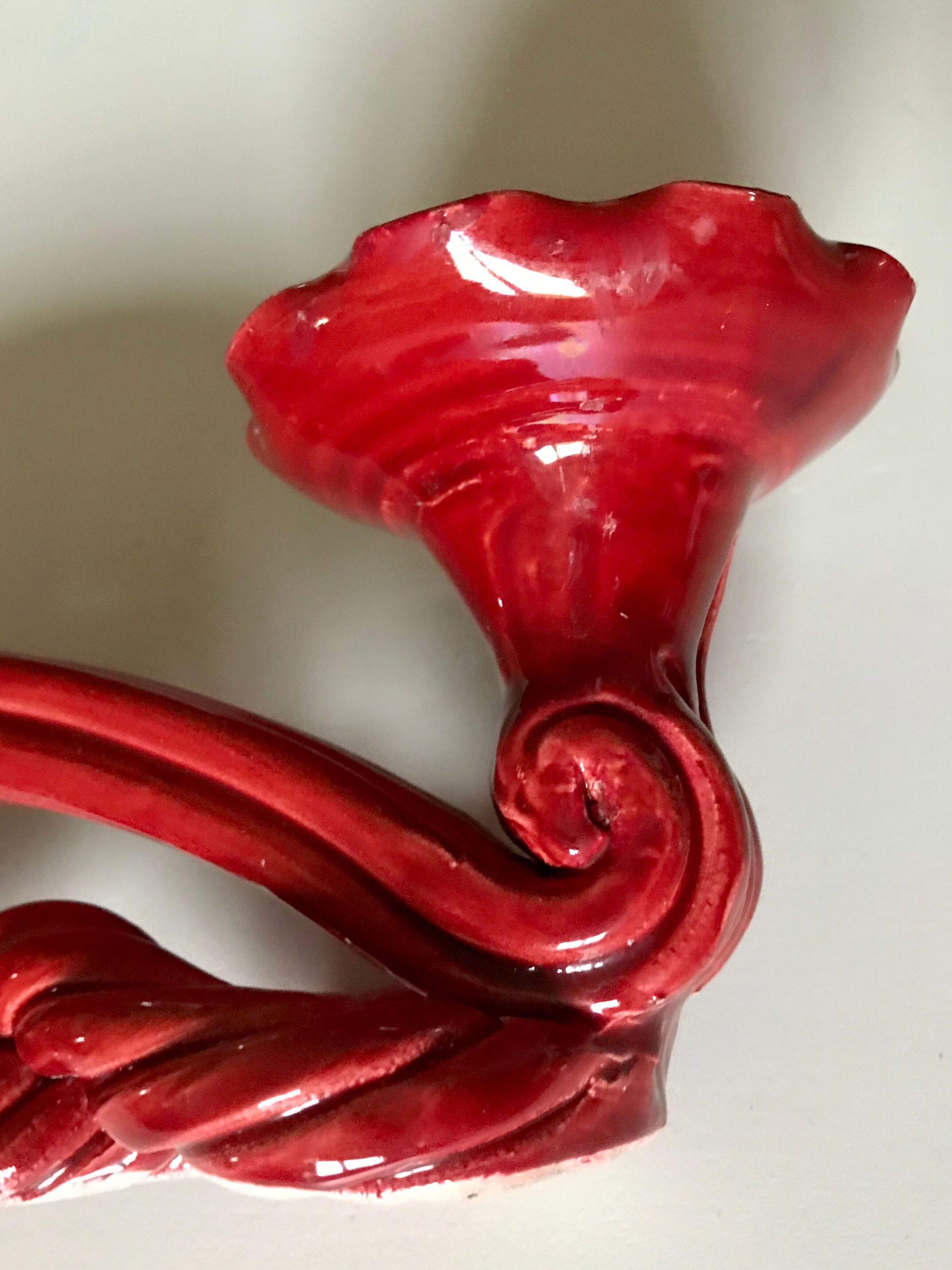 Vallauris ceramic candlestick