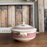Gien iron clay soup tureen