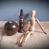 Old solid wood bilboquet