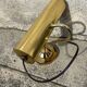 Pair of antique brass desk lamps, desk sconces.