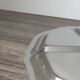 Vintage silver-plated metal tray.