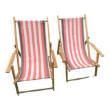 Pair of Chilean chairs.