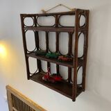 Rattan shelf