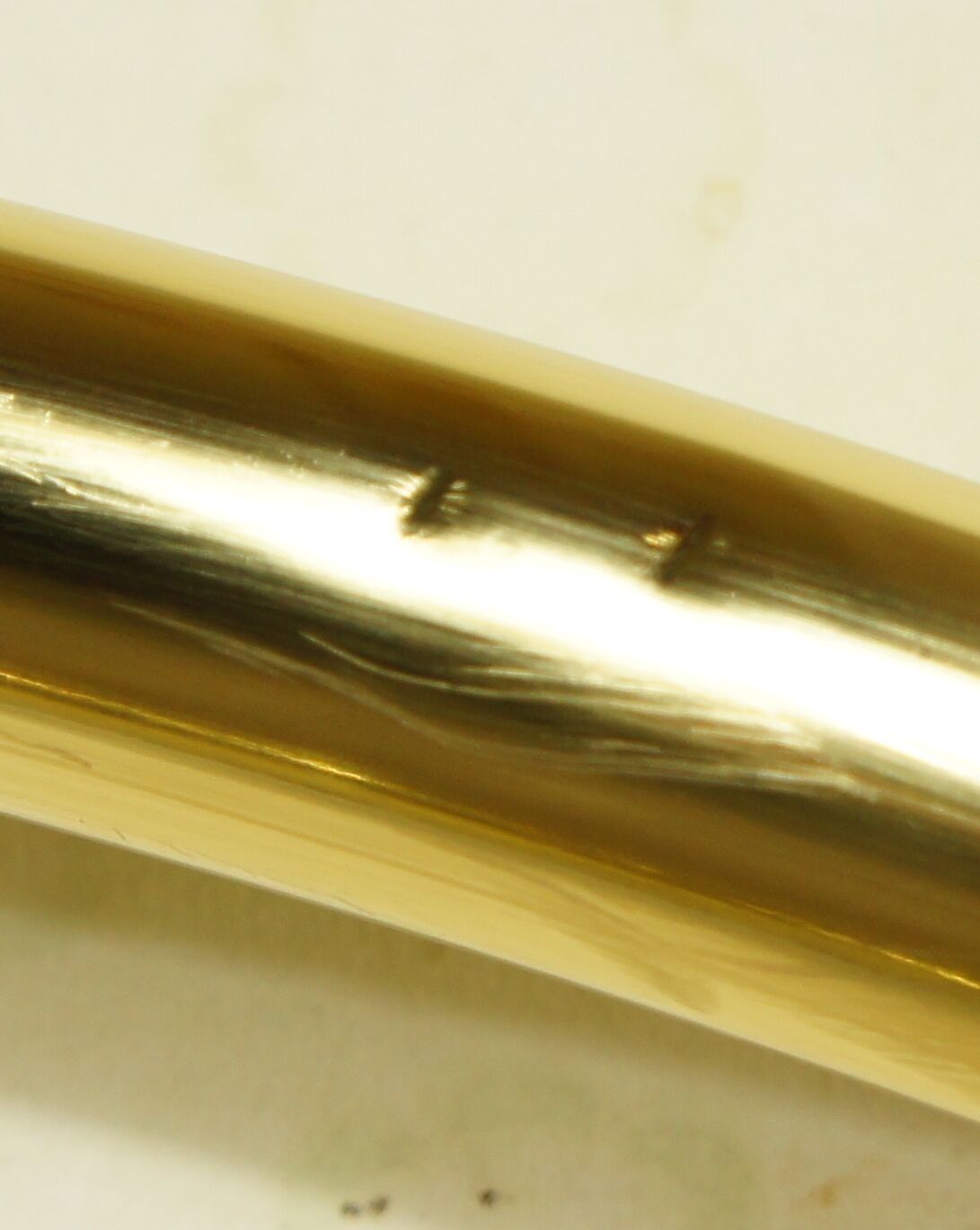 Hollywood Regency bed in gilded metal, circa 1970