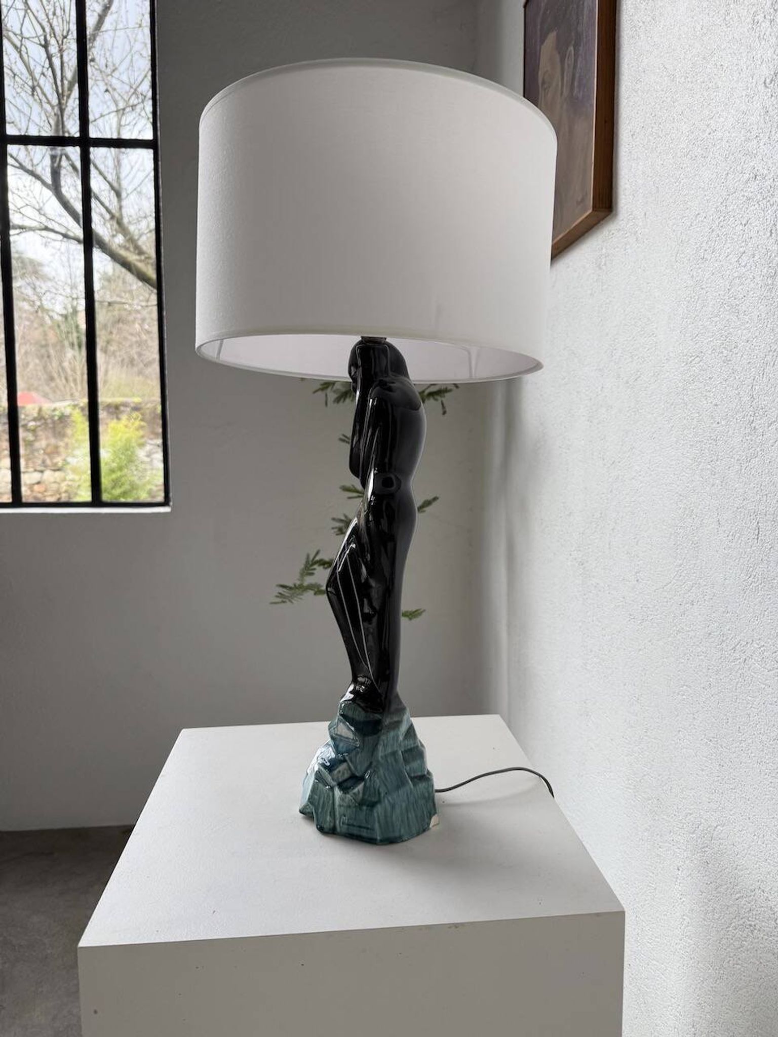 Monaco Monacera "woman" ceramic table lamp