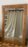 Very large mirror in antique pine.