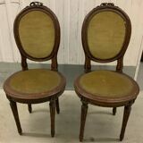 Louis XVI Style Medallion Chairs