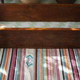 Pair of country benches in solid oak