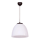 Mid-Century Modern Pendant Light in Chrome and Steel with Opal Glass, Czech, 1960s