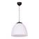Mid-Century Modern Pendant Light in Chrome and Steel with Opal Glass, Czech, 1960s