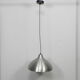 Vintage hanging lamp with aluminum shade